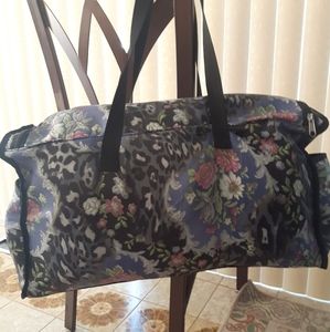 Vintage Print Weekender Duffle